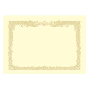 タカ印/OA賞状用紙 クリーム B4判縦書き/10-1077
