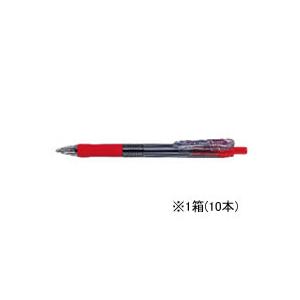 ゼブラ タプリクリップ 1.6 ボールペン 赤 10本 BNU5-R 赤インク 油性ボールペン