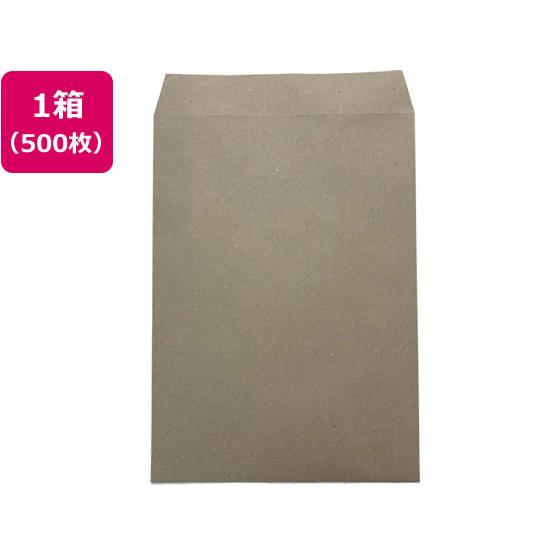 【お取り寄せ】高春堂 封筒 角2 R100 未晒 100g テープ 500枚 798-80 A4封筒...