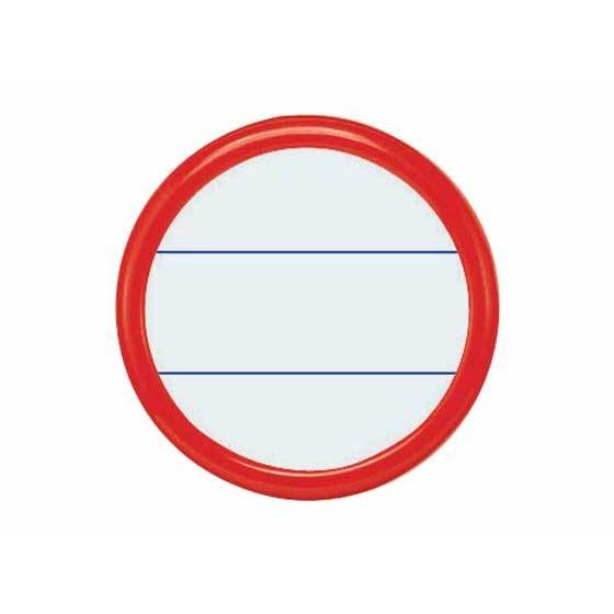 コクヨ 丸型名札 安全ピン・クリップ 両用型 φ50 赤 ナフ-15R クリップ＋安全ピンタイプ 名...