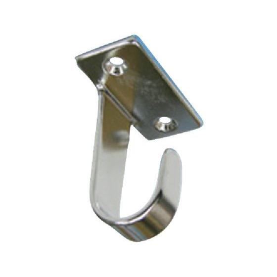 【お取り寄せ】水本 ステンレス シートフックJ型 B-2424 フック 掲示物留め 吊下げ ＰＯＰ ...