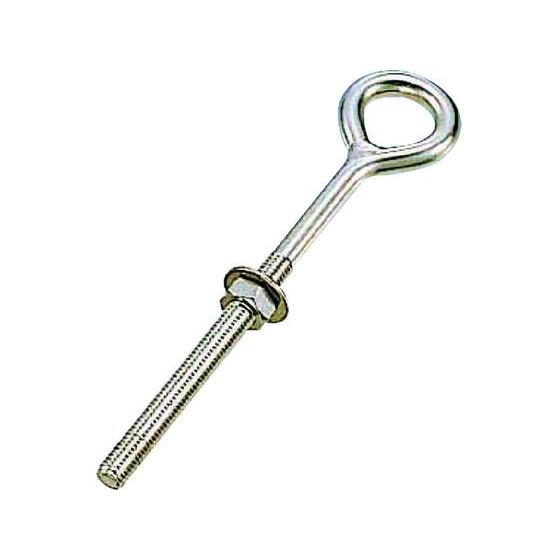 【お取り寄せ】水本 ステンレス ウルトラロングアイボルト(ブネジ) 捻子径W-3／8 ワイヤークリッ...