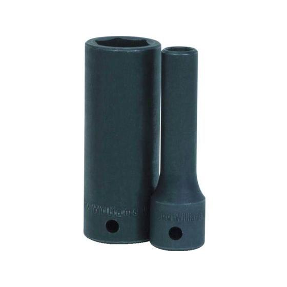【お取り寄せ】WILLIAMS 1／2ドライブ ディープソケット 6角 19mm インパクト JHW...