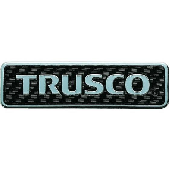 【お取り寄せ】超耐候性軟質エンブレム TRUSCOロゴ文字のみ エンボス加工 安全標識 ステッカー ...