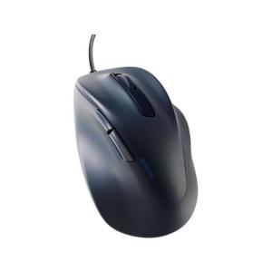 ELECOM 静音 有線マウス EX-G 5ボタン Mサイズ M-XGM30UBSKBK（ブラック）の商品画像
