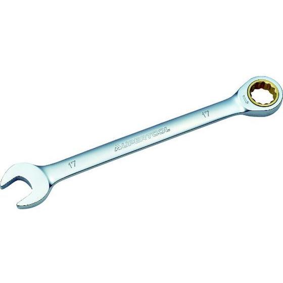 【お取り寄せ】スーパー ギアレンチ ストレートタイプ 呼び:17 L=224mm GRW17 ラチェ...