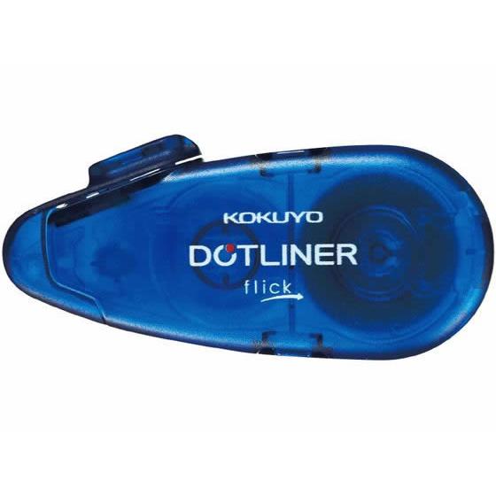コクヨ テープのり ドットライナーフリック 本体 青 タ-DM4900-06B テープのり のり 接...