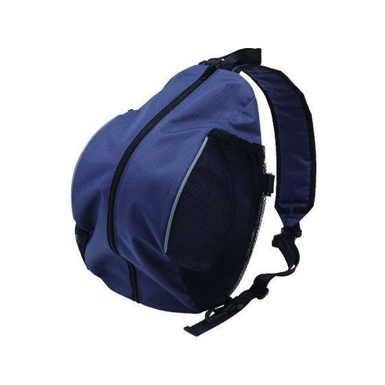 【お取り寄せ】TRUSCO ヘルメットも入るボディバッグ ネイビー THHB-NV ツールバッグ 工...