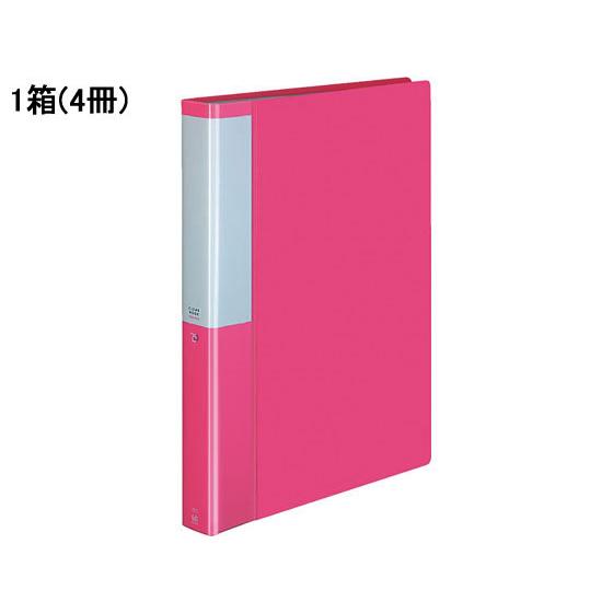 コクヨ クリヤーブック POSITY 固定式A4 60ポケット ピンク 4冊 Ａ４ 固定式クリヤーフ...