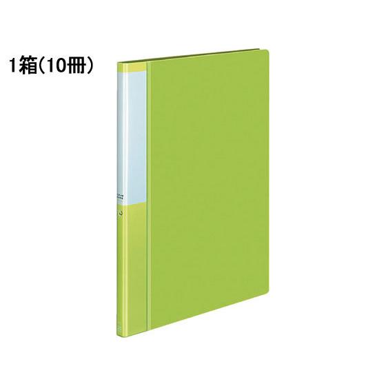コクヨ クリヤーブック POSITY 固定式A4 20ポケットライトグリーン10冊 Ａ４ 固定式クリ...