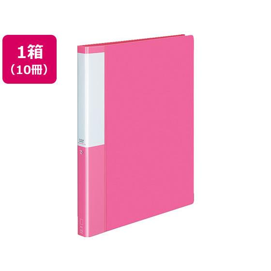 コクヨ クリヤーブック POSITY差替式A4 30穴背幅27 ピンク10冊 Ａ４ 差替式クリヤーフ...