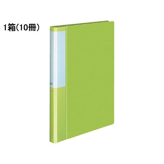 コクヨ クリヤーブック POSITY 固定式A4 40ポケットライトグリーン10冊 Ａ４ 固定式クリ...