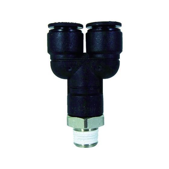 【お取り寄せ】チヨダ ファイブメイルブランチワイ 8mm・R1／8 F8-01MY 汎用管継手 コン...