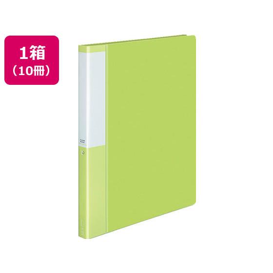 コクヨ クリヤーブック POSITY差替式A4 30穴背幅27ライトグリーン10冊 Ａ４ 差替式クリ...
