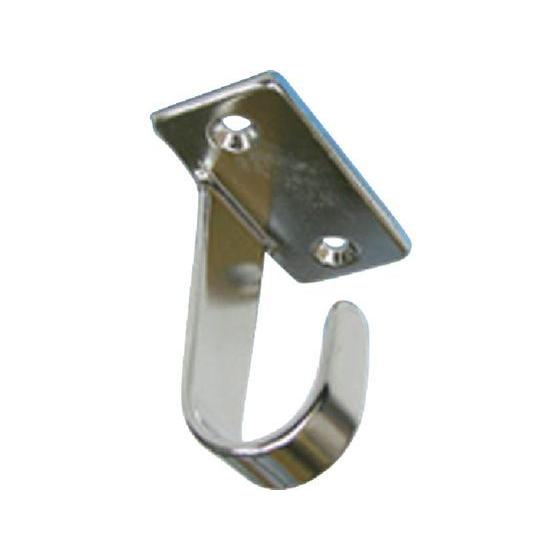 【お取り寄せ】水本 ステンレス シートフックJ型 B-2425 フック 掲示物留め 吊下げ ＰＯＰ ...