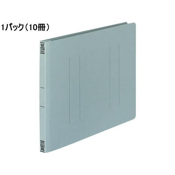 コクヨ フラットファイルV A4ヨコ とじ厚15mm グレー 10冊 フ-V15M 通常タイプ Ａ４...