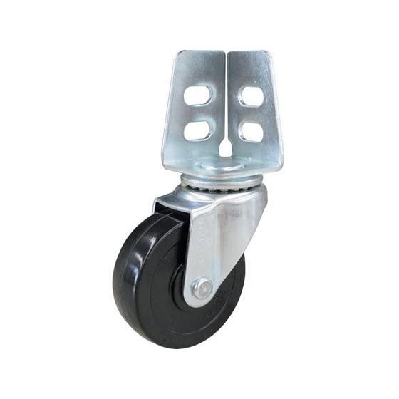 【お取り寄せ】TRUSCO アングル式ゴムキャスター 自在 Φ75 TYSA-75R キャスター 筐...