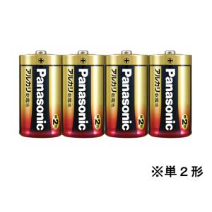 パナソニック アルカリ乾電池単2形4本 LR14XJ 4SW  アルカリ乾電池 単２ 家電｜jetprice