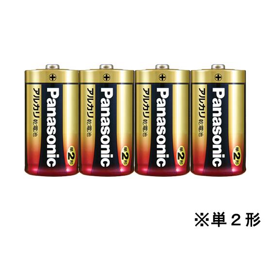 パナソニック アルカリ乾電池単2形4本 LR14XJ 4SW  アルカリ乾電池 単２ 家電