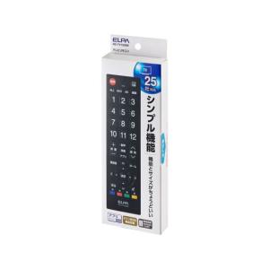 【お取り寄せ】朝日電器 テレビリモコン ブラッ...の詳細画像1