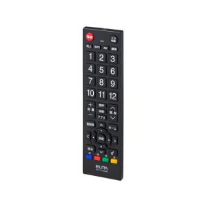 【お取り寄せ】朝日電器 テレビリモコン ブラッ...の詳細画像2