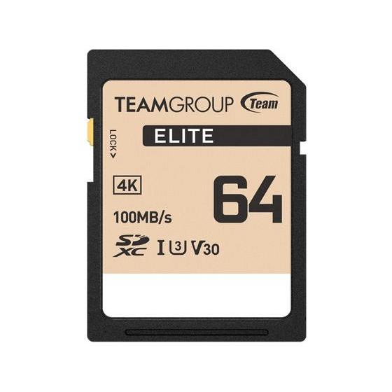 TEAM SDXC UHS-I U3 Eliteシリーズ64GB TESDXC64GIV3069 Ｓ...