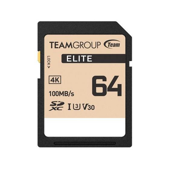 TEAM SDXC UHS-I U3 Eliteシリーズ64GB TESDXC64GIV3069