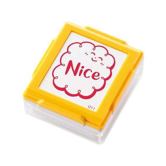 【お取り寄せ】シヤチハタ いいね!スタンプくん イエロー 11Nice PEW-A1-R-11 スタ...