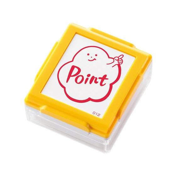 【お取り寄せ】シヤチハタ いいね!スタンプくん イエロー 12Point PEW-A1-R-12 ス...