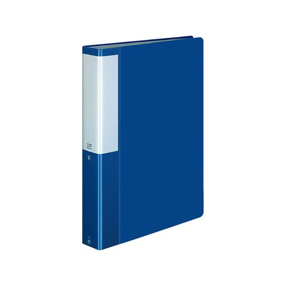 コクヨ クリヤーブック POSITY 固定式A4 80ポケット ブルー Ａ４ 固定式クリヤーファイル