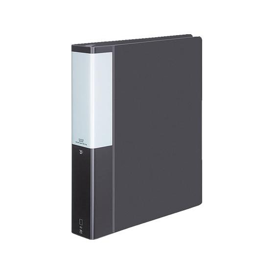 コクヨ クリヤーブック POSITY差替式A4 30穴背幅53 ダークグレー Ａ４ 差替式クリヤーフ...