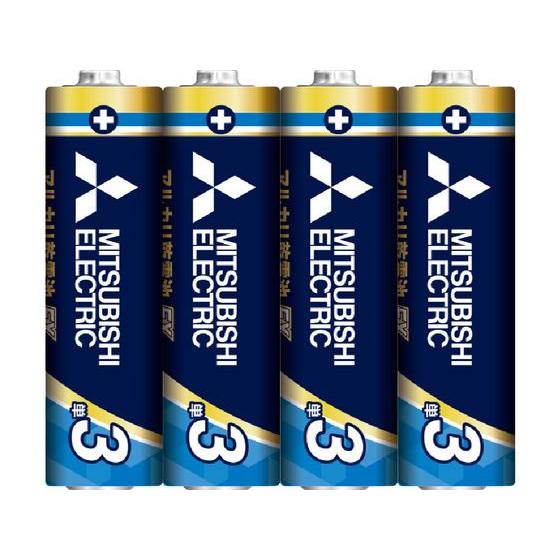 三菱電機 アルカリ乾電池 単3形 4本 LR6EXR 4S アルカリ乾電池 単３ アルカリ電池 充電...