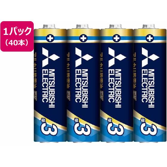 三菱電機 アルカリ乾電池 単3形 40本 LR6EXR 4S アルカリ乾電池 単３ アルカリ電池 充...