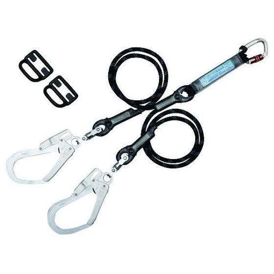 【お取り寄せ】ツヨロン ハーネス用ランヤード ツインGブレード 墜落制止用器具 安全保護具 作業
