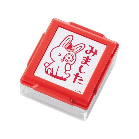 【お取り寄せ】シヤチハタ いいね!スタンプくん レッド 20みました PEW-A2-R-20 スタン...