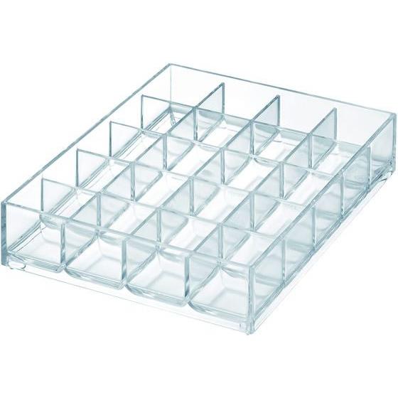 【お取り寄せ】ライクイット COBACO ストレージトレー(S)20分割 クリア ボックストレー デ...