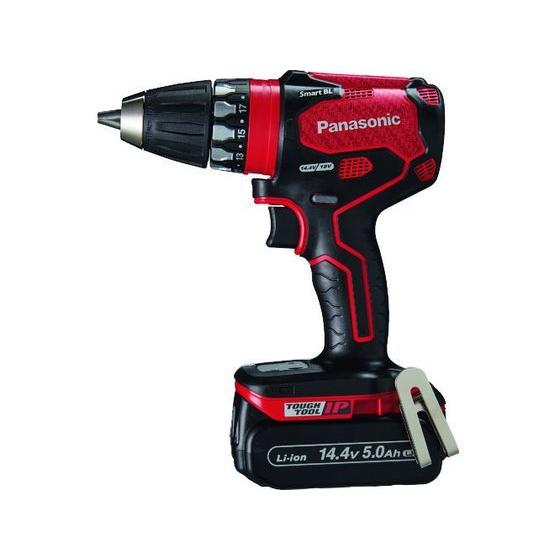 【お取り寄せ】Panasonic デュアル 14.4V5.0Ah 充電式ドリルドライバー 赤 EZ7...