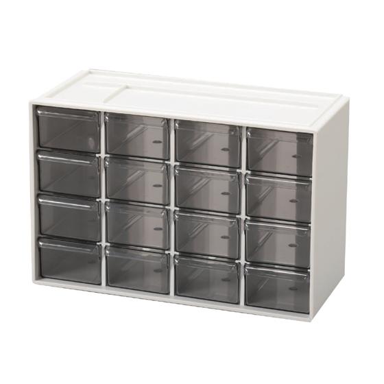 アイリスオーヤマ 小物キャビネット ライトグレー KC-30R 小物入れ デスクトップ収納 デスク周...