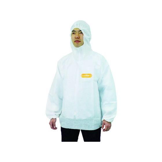 【お取り寄せ】東レ LIVMOA[[R下]]3000 保護服ヤッケ高通気 防護服 保護服 特殊服 作...