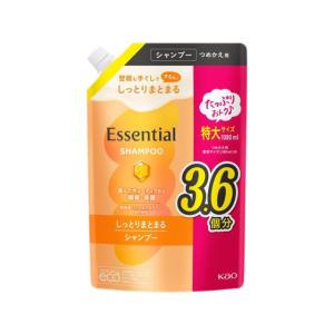 花王 エッセンシャル しっとりまとまる シャンプー つめかえ 1080ml×1個の商品画像