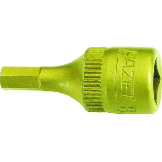 【お取り寄せ】HAZET ショートヘキサゴンソケット差込角6.35mm・チタンコーティング 8501...