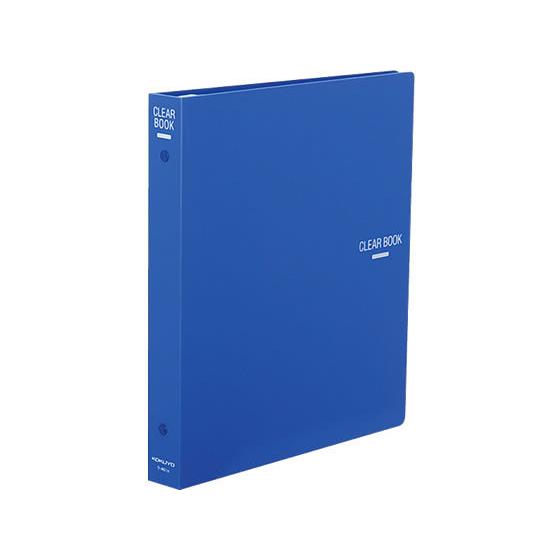 コクヨ クリヤーブック 差替式 B5タテ 26穴 背幅34mm 青 ラ-461B 差替式クリヤーファ...