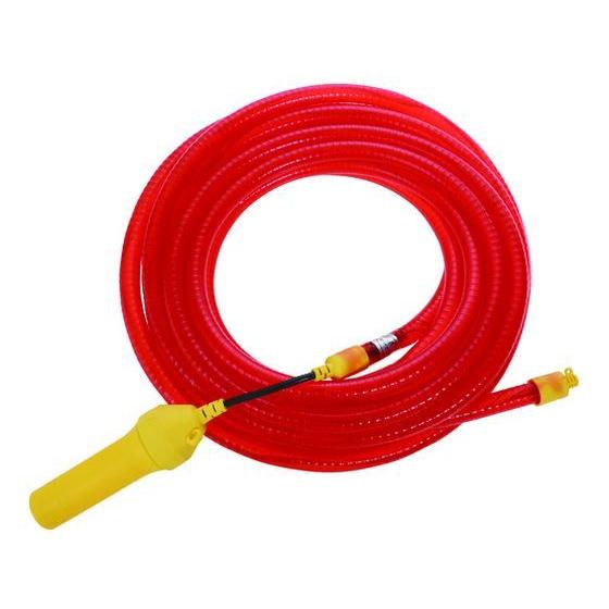 【お取り寄せ】TRUSCO LEDチューブ 赤 22パイ×10M 乾電池式 LEDT10-R 三角コ...