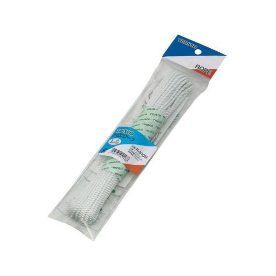 【お取り寄せ】TRUSCO ナイロンロープ 3つ打 線径3mm×長さ10m R-310N ナイロンロ...