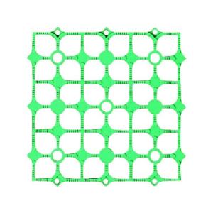 【お取り寄せ】コンドル ジョイントスノコ ハイテックマット 緑 F-34-HK-G すのこ 清掃 衛生 水廻り 厨房 キッチン