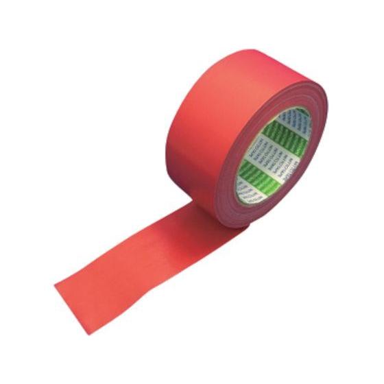 【お取り寄せ】日東電工CS スーパー布テープ57チャクショク 50mm×25m 赤 布ガムテープ テ...