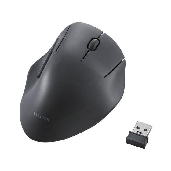 エレコム 無線抗菌静音マウス(SHELLPHA)5ボタン ブラック マウス キーボード 入力機器 パ...