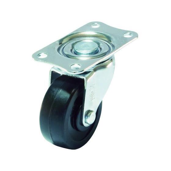 【お取り寄せ】ユーエイ キャスター自在車 径50ゴム車輪 E-50R キャスター 筐体 機構部材 金...