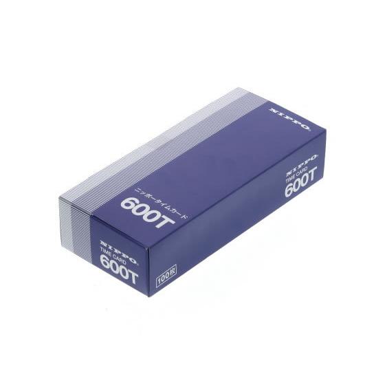 ニッポー タイムカード 100枚入 600T ニッポー タイムカード タイムレコーダー 事務機器