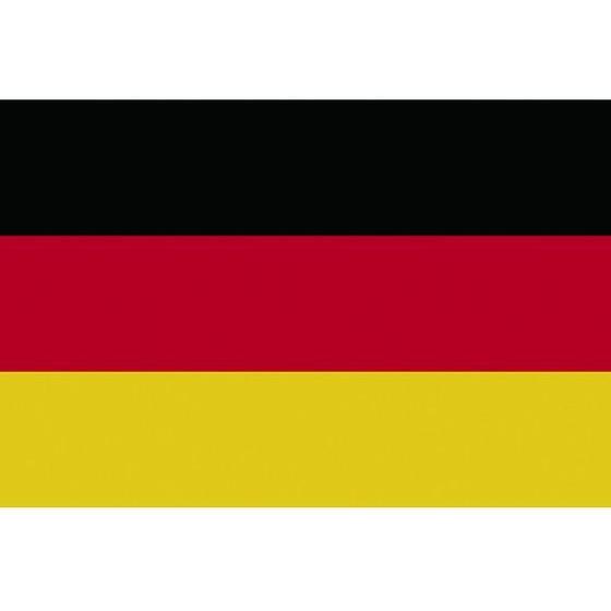【お取り寄せ】東京製旗 卓上旗(16×24cm)ドイツ 406488 安全標識 ステッカー 現場 安...